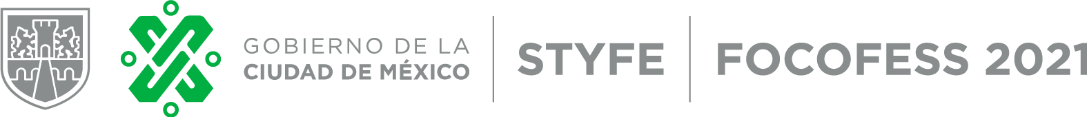 Logo del Gobierno de la Ciudad de México | STYFE | FOCOFESS 2023
